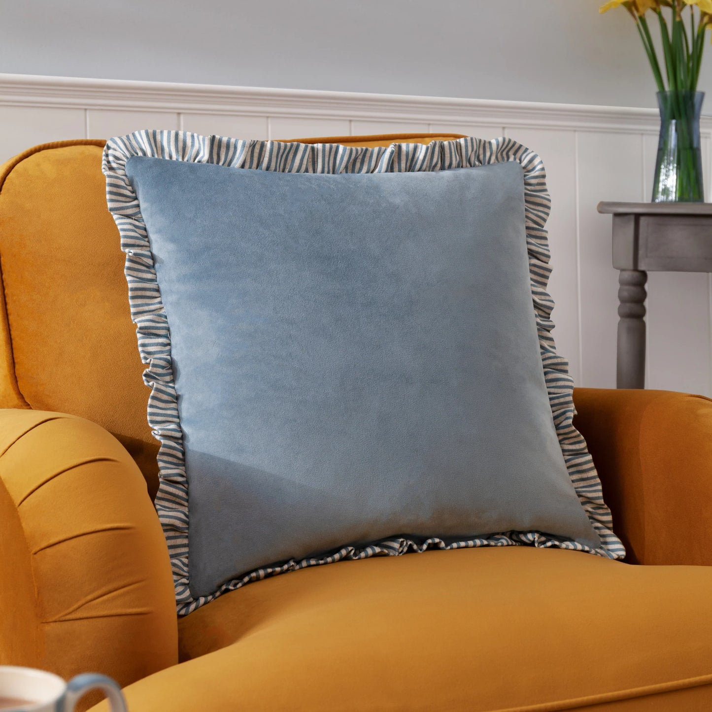 Wylder Solene Cushion - Blue