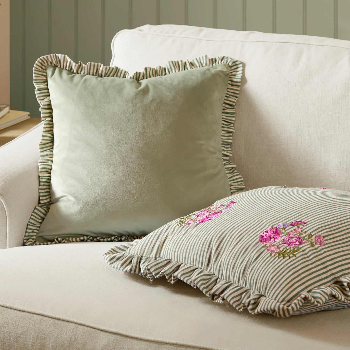 Wylder Solene Cushion - Sage