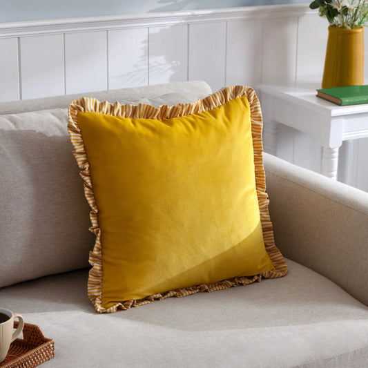 Wylder Solene Cushion - Yellow