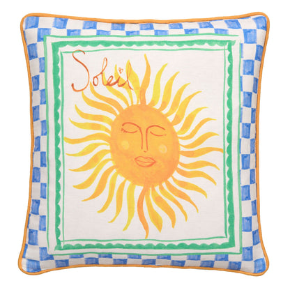 Soleil Sun Outdoor Cushion in Multi 43 x 43cm - Cushion - Fusion
