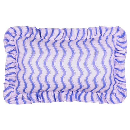 Furn Summer Solstice Wiggly Stripe Outdoor Cushion - Cobalt