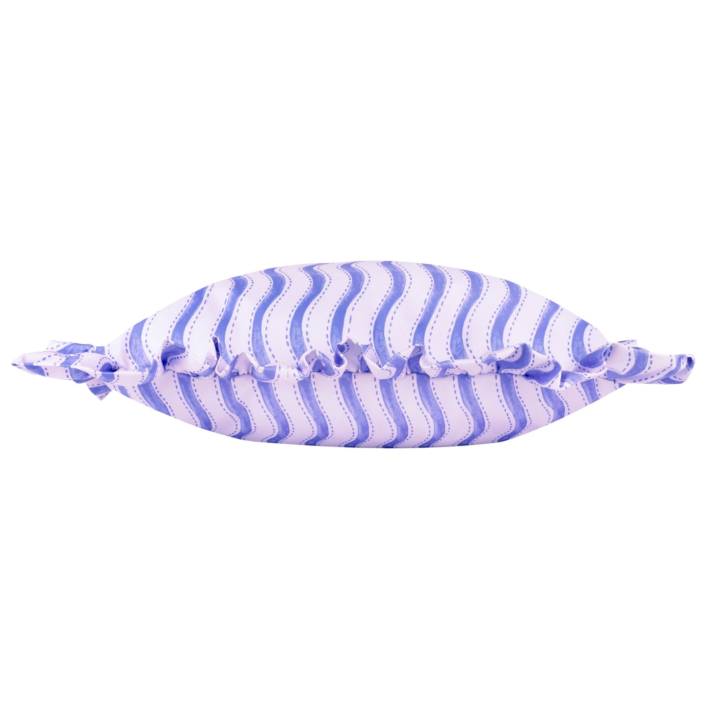 Furn Summer Solstice Wiggly Stripe Outdoor Cushion - Cobalt