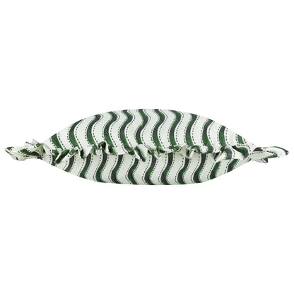 Furn Summer Solstice Wiggly Stripe Outdoor Cushion - Green