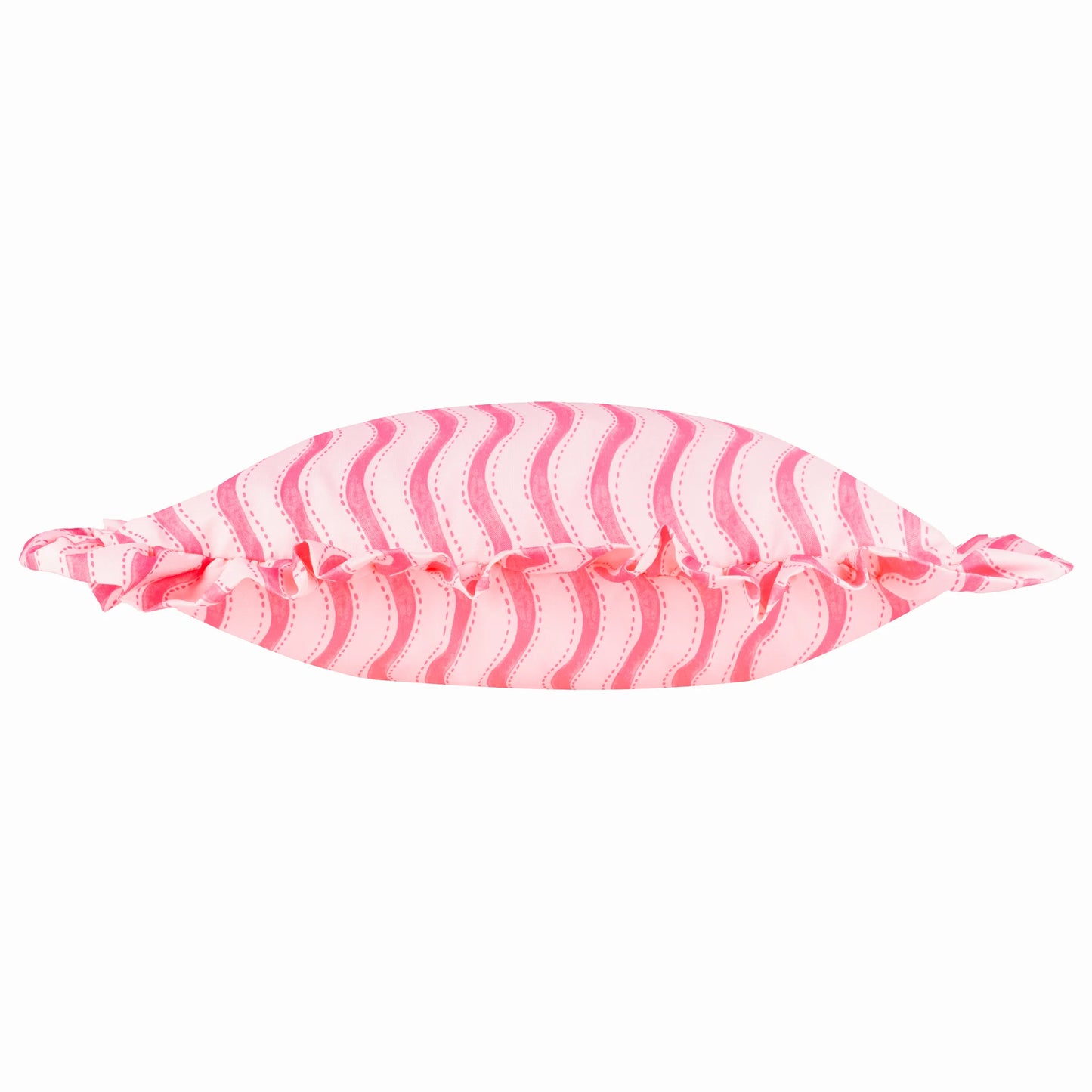 Furn Summer Solstice Wiggly Stripe Outdoor Cushion - Hot Pink