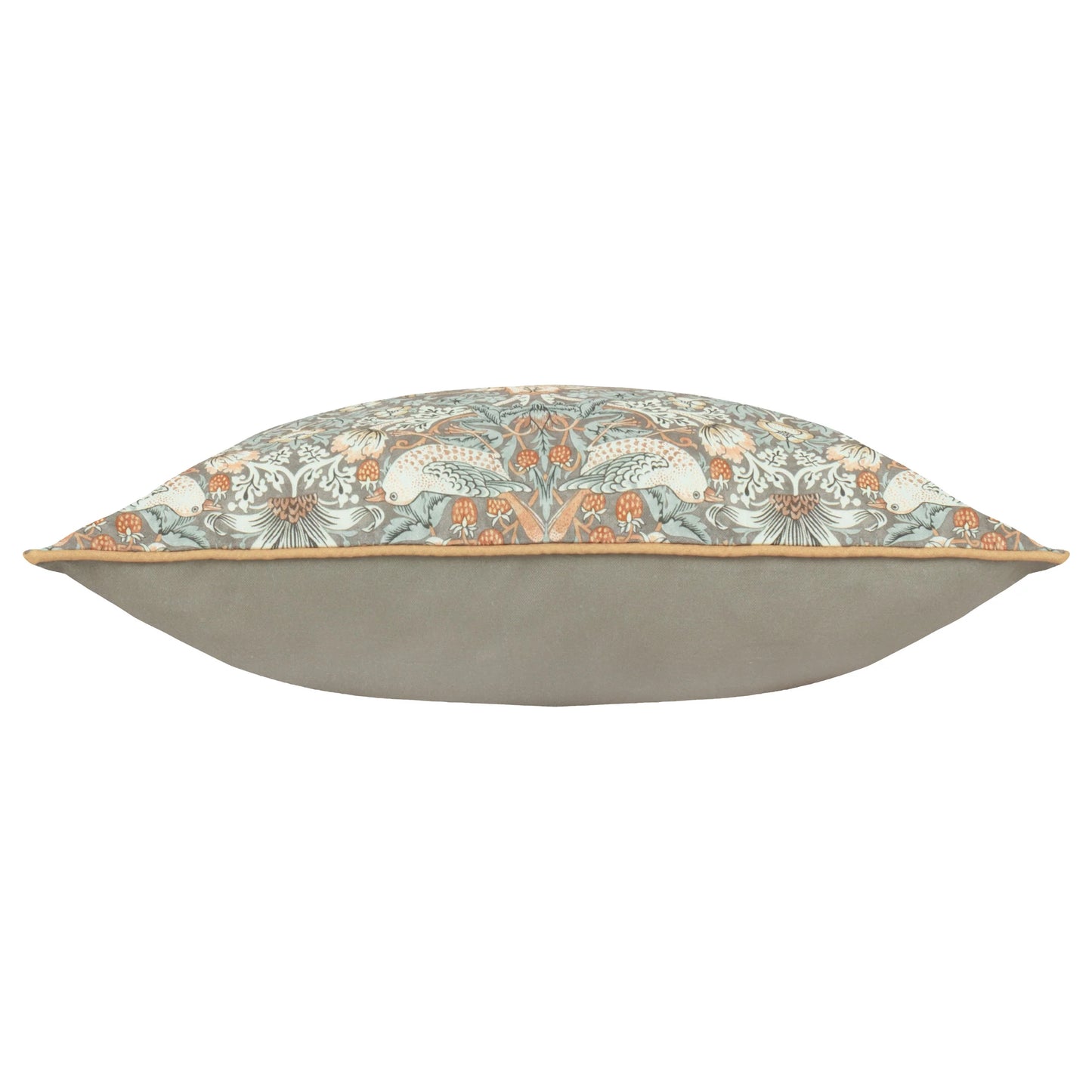 Morris & Co Strawberry Thief Outdoor Cushion - Biscuit
