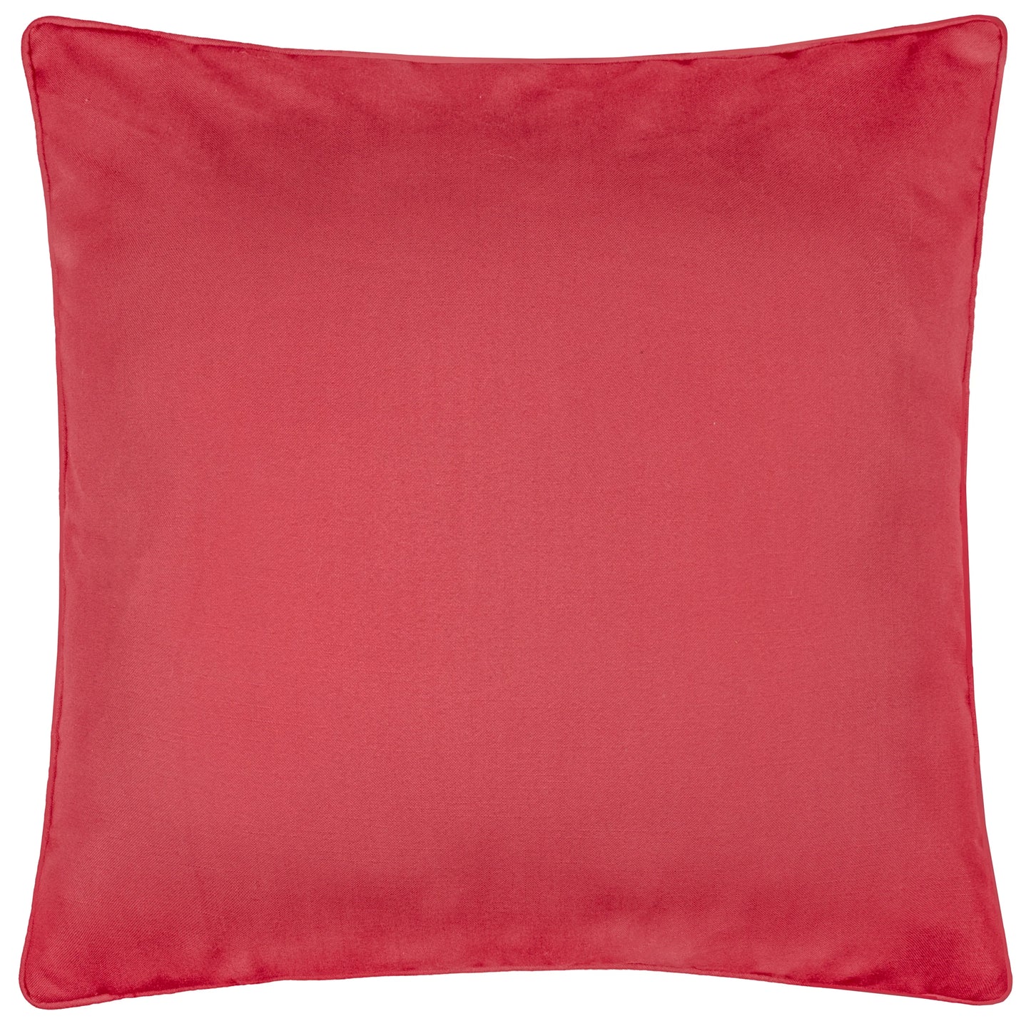 Morris & Co Strawberry Thief Outdoor Cushion - Coral/Leaf Green