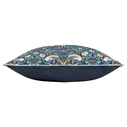 Morris & Co Strawberry Thief Outdoor Cushion - Indigo
