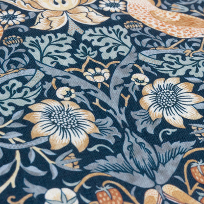 Morris & Co Strawberry Thief Outdoor Cushion - Indigo