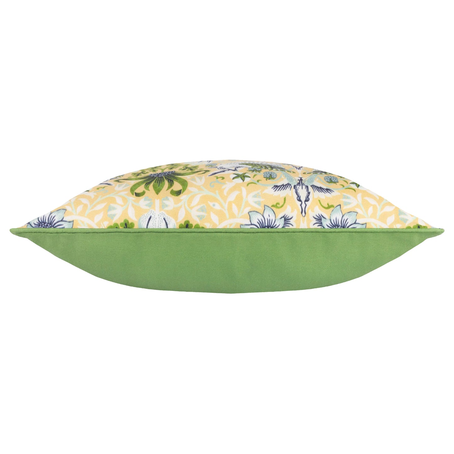 Morris & Co Strawberry Thief Outdoor Cushion - Sunflower