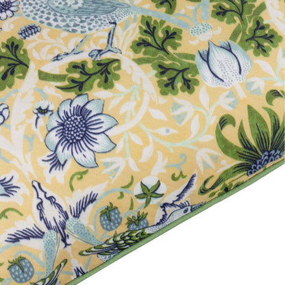 Morris & Co Strawberry Thief Outdoor Cushion - Sunflower