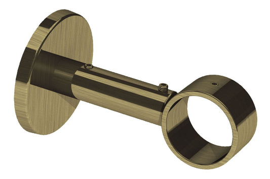Integra Elements 28mm Ceiling/Wall Fix Metal Extendable Curtain Pole Bracket - Antique Brass