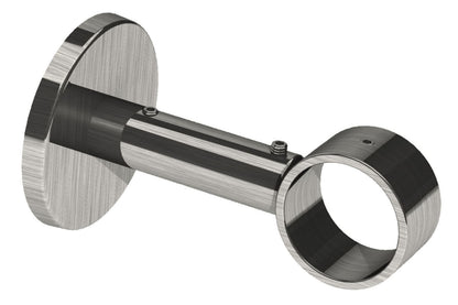 Integra Elements 28mm Ceiling/Wall Fix Metal Extendable Curtain Pole Bracket - Satin Steel