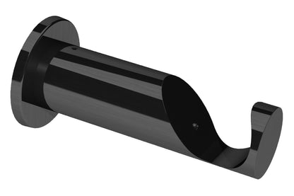 Swish 35mm Luxury Cylinder Metal Curtain Pole Bracket - Graphite
