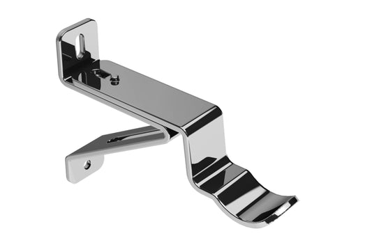 Swish Elements 35mm Metal Curtain Pole Passing Bracket - Chrome