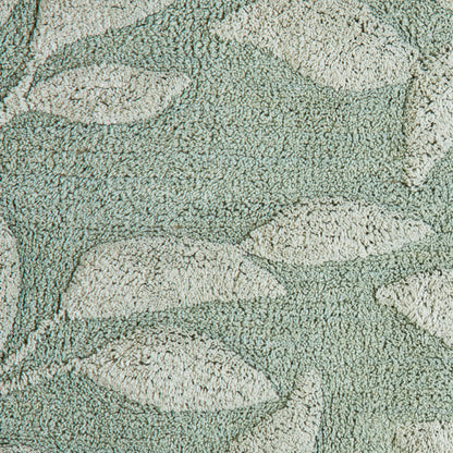 Sandringham Bath Mat by Dreams & Drapes Bathroom in Steel/Sage 50 x 80cm - Bath Mat - Dreams & Drapes Bathroom