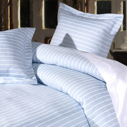 Design Port Stripes Duvet Cover Set - Sky Blue