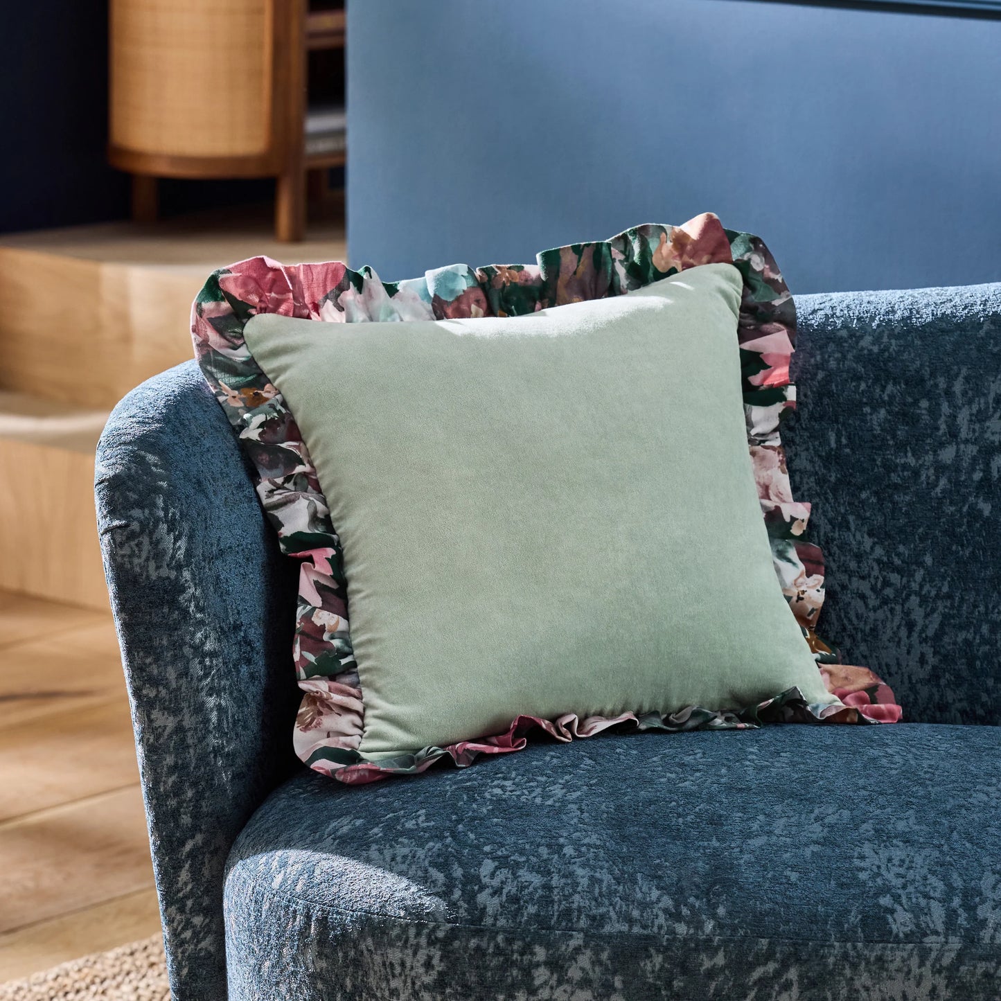 Clarke & Clarke Tahiti Cushion - Blue