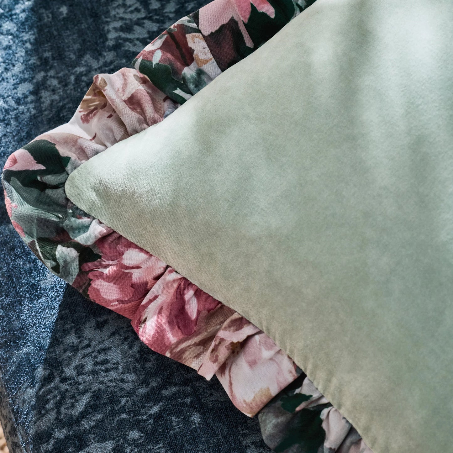 Clarke & Clarke Tahiti Cushion - Blue