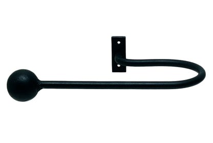 Hallis Artisan Cannon Wrought Iron Metal Curtain Holdbacks (Pair)