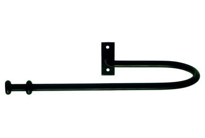Hallis Artisan Stopper Wrought Iron Metal Curtain Holdbacks (Pair)