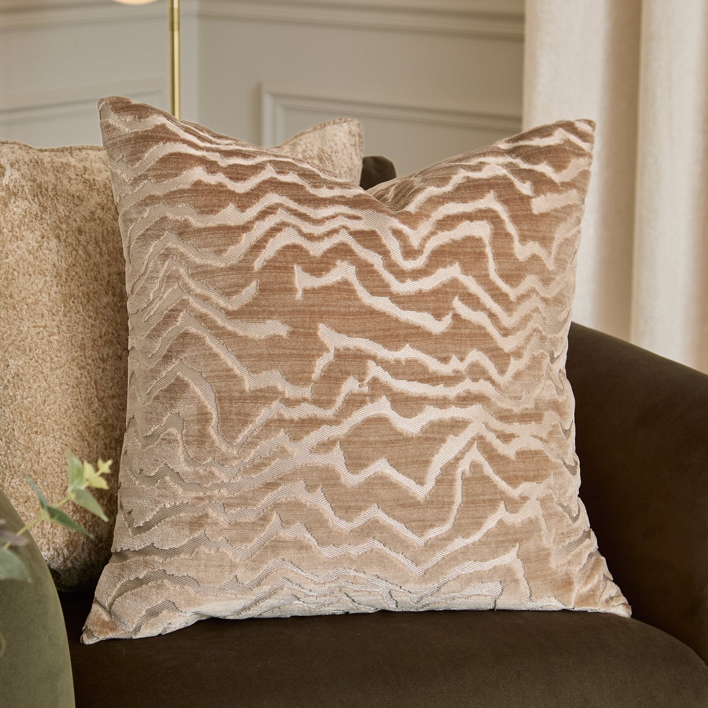 Paoletti Tierra Cushion - Taupe