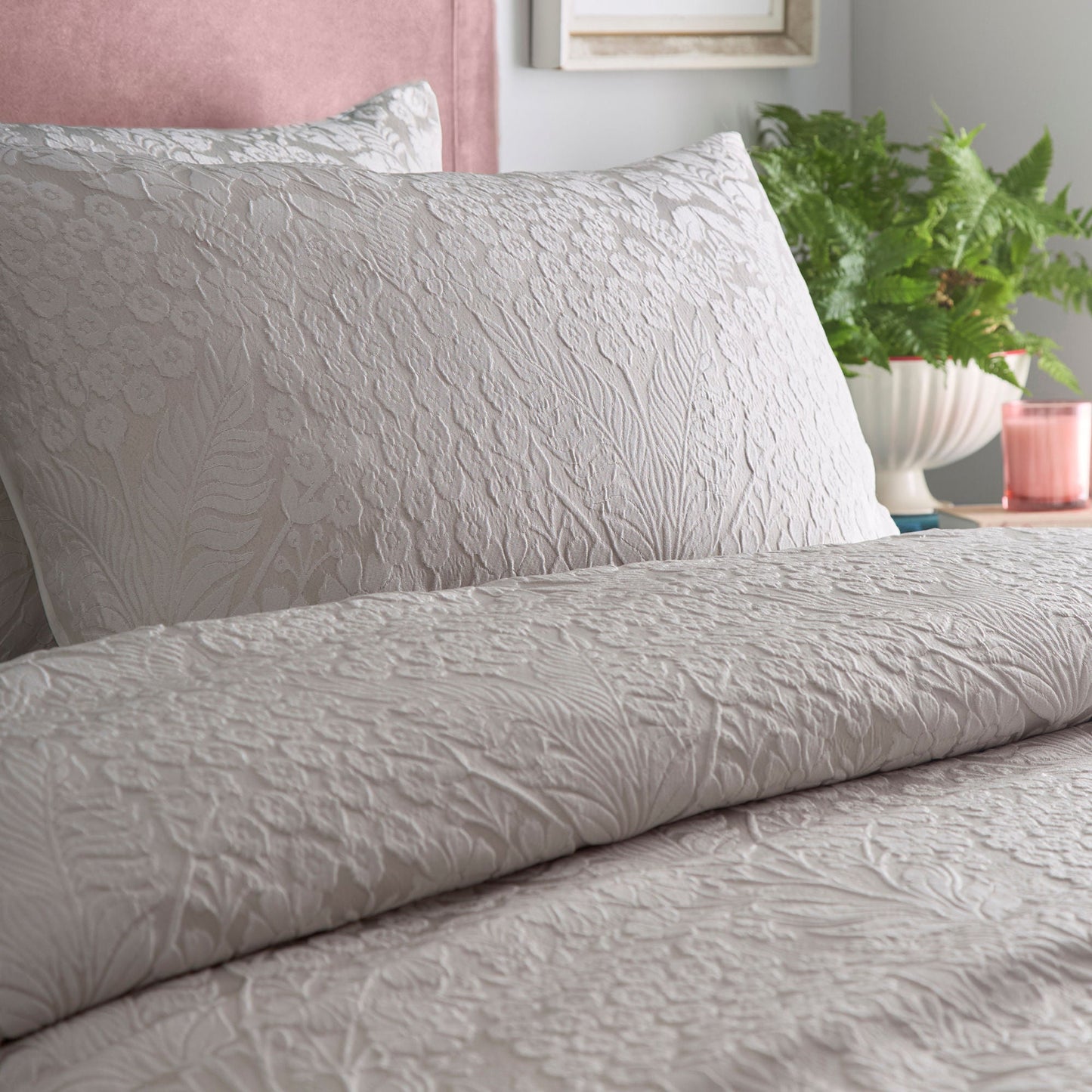 Appletree Heritage Toria Duvet Cover Set - Stone