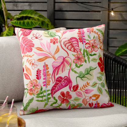 Furn Tropical Bloom Outdoor Cushion - Natural