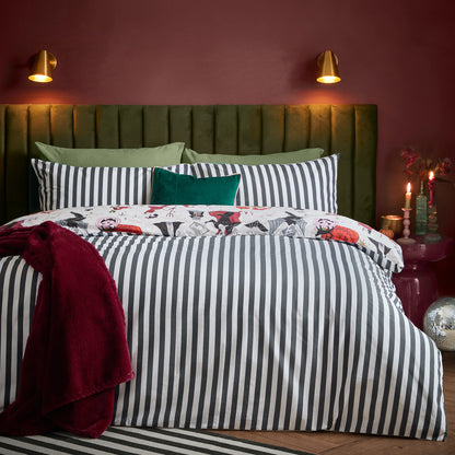 Furn Trick Or Treat Duvet Cover Set - Monochrome