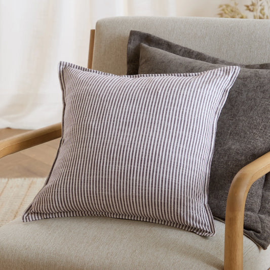 Yard Truro Cushion - Chocolate