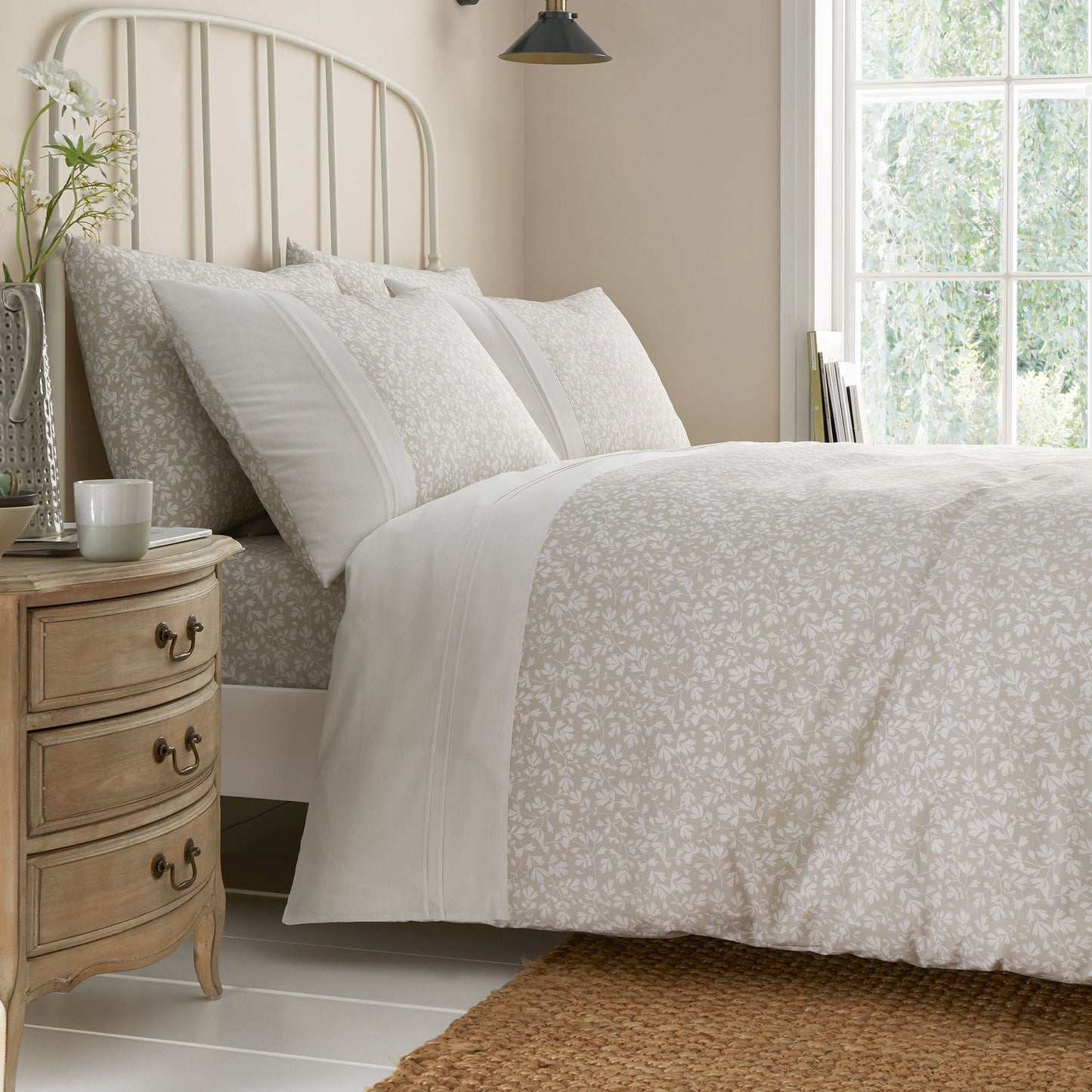 Tess Duvet Cover Set by Dreams & Drapes Decorative in Natural - Duvet Cover Set - Dreams & Drapes Decorative