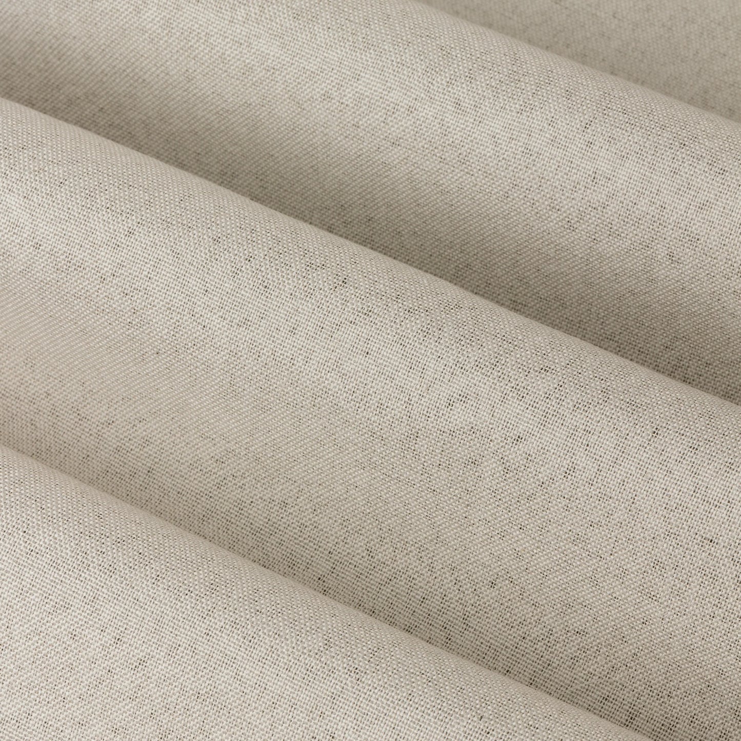 Furn Ultimate Blackout Textured Woven Eyelet Curtains - Ecru