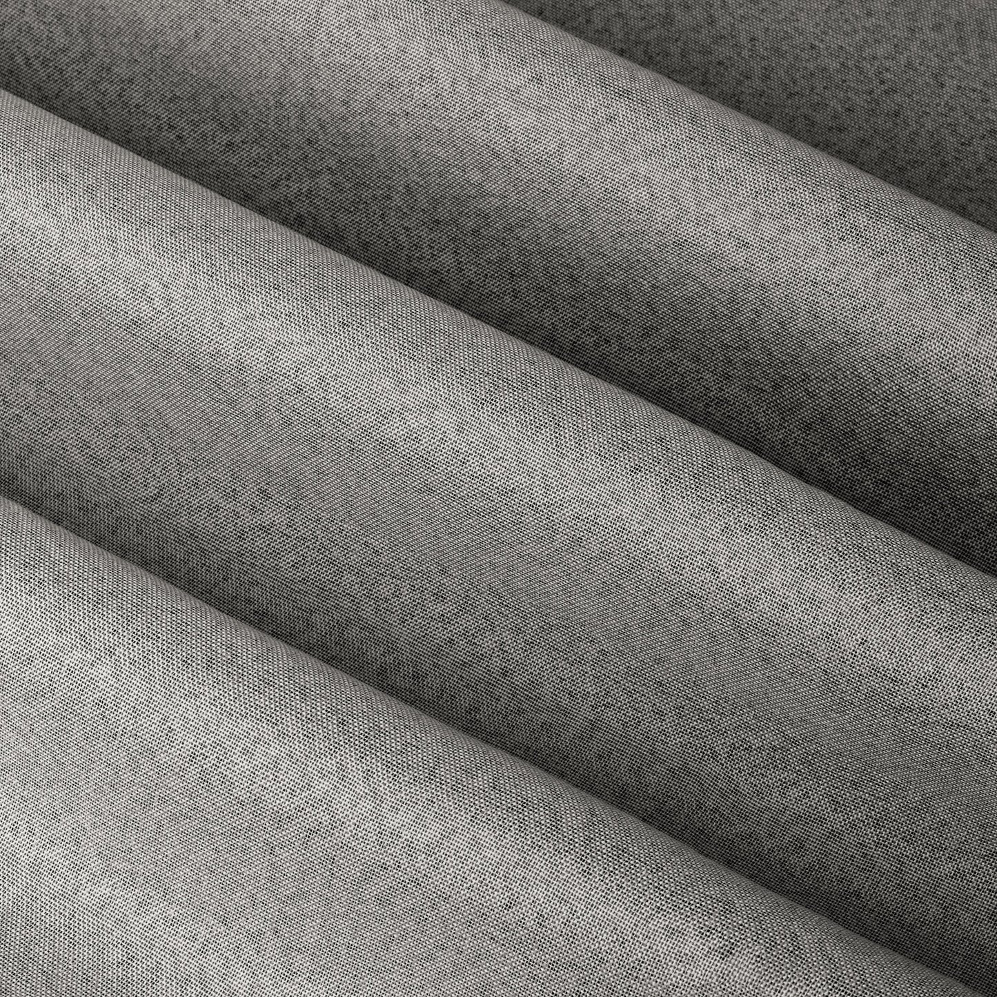 Furn Ultimate Blackout Textured Woven Eyelet Curtains - Grey