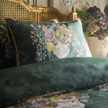 Tuscan Holiday Duvet Cover Set in Green - Duvet Cover Set - Laurence Llewelyn-Bowen