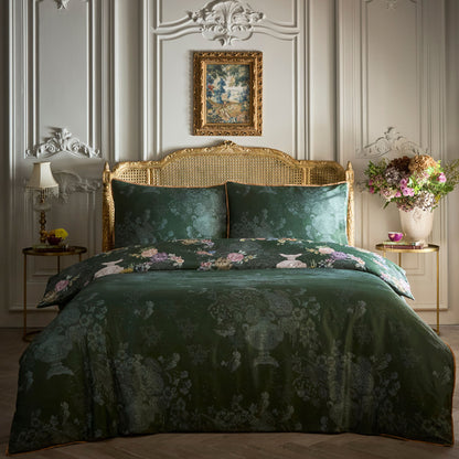 Tuscan Holiday Duvet Cover Set in Green - Duvet Cover Set - Laurence Llewelyn-Bowen
