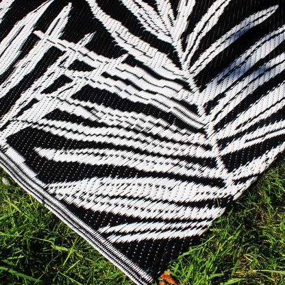 Tahiti Outdoor Rug by Dreams & Drapes Design in Black 120 x 170cm - Outdoor Rug - Dreams & Drapes Design