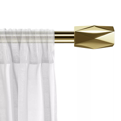 Speedy Tetra Eyelet 16/19mm Extendable Metal Curtain Pole - Gold