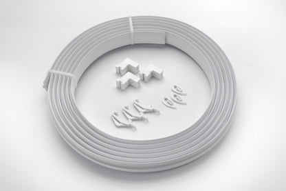 Universal Uncorded PVC 500cm Coiled Curtain Track
