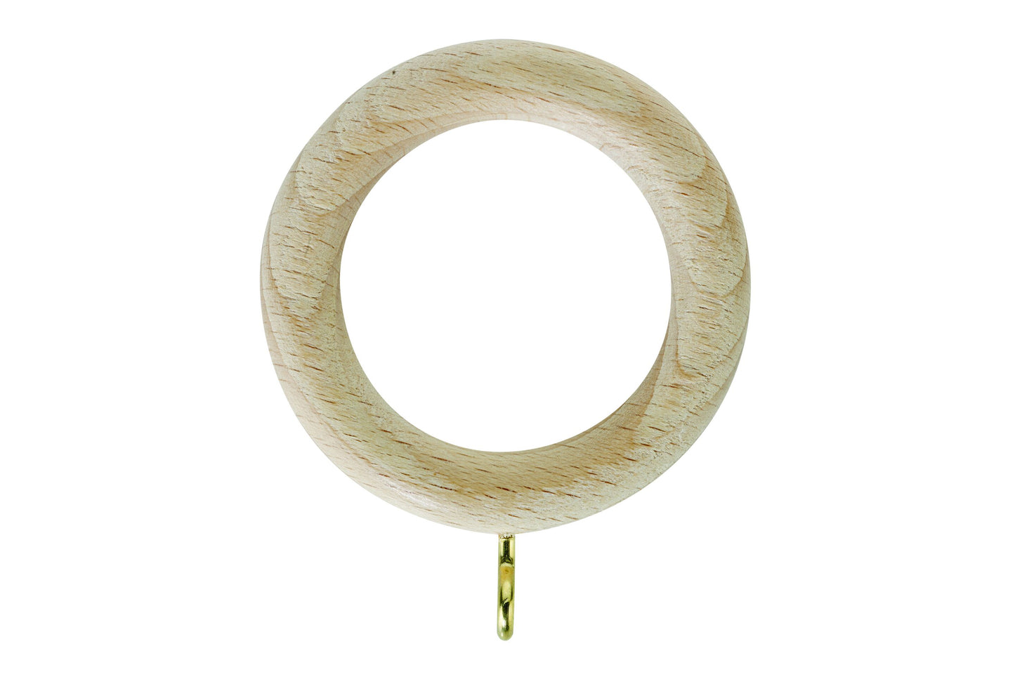 Hallis Unfinished 28mm Wooden Curtain Rings (Pack of 4)
