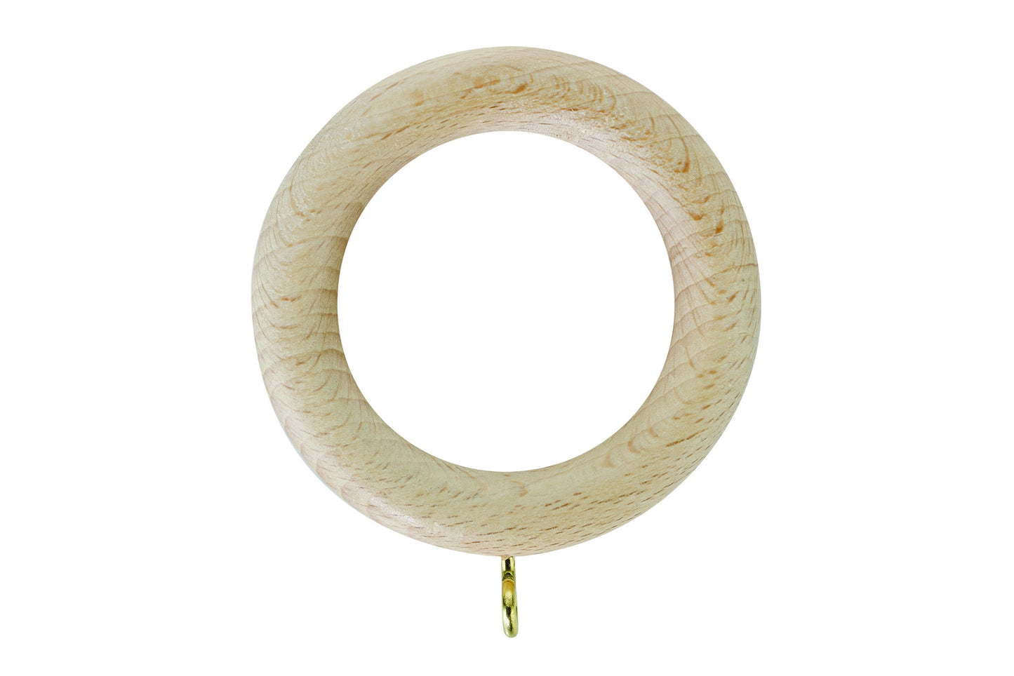Hallis Unfinished 35mm Wooden Curtain Rings (Pack of 4)