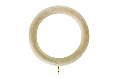 Hallis Unfinished 50mm Wooden Curtain Rings (Pack of 4)