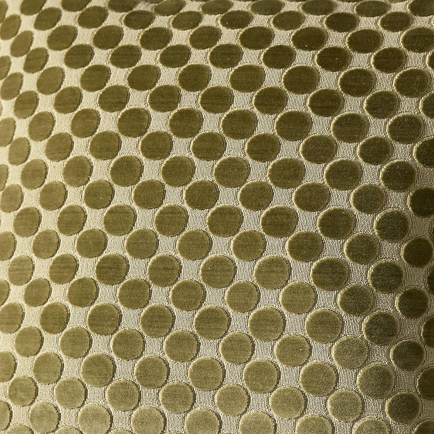 Soiree Velvet Spot Cushion - Green