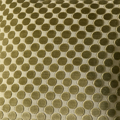 Soiree Velvet Spot Cushion - Green