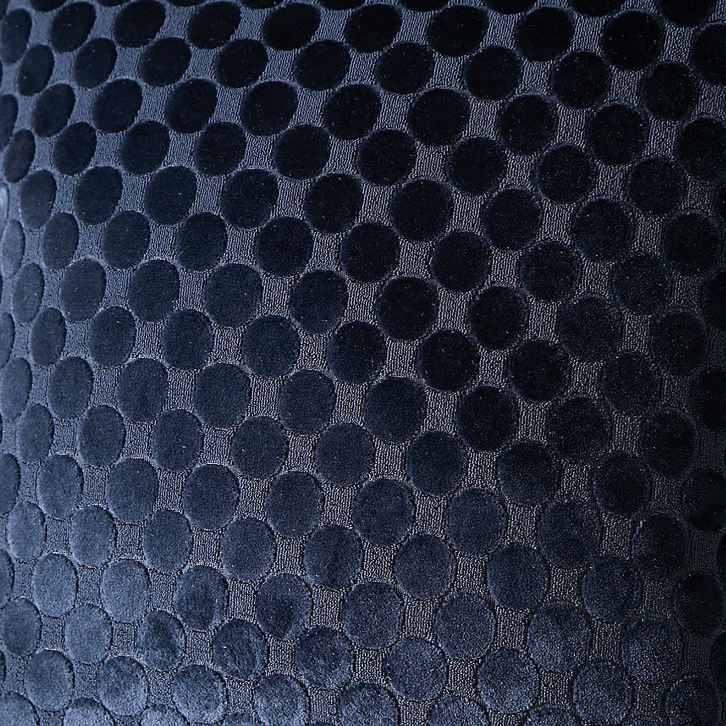 Soiree Velvet Spot Cushion - Navy