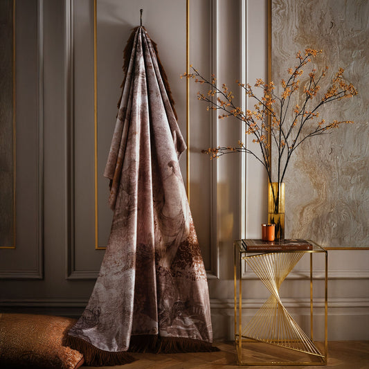 Venus Primavera Throw in Natural 130 x 180cm - Throw - Laurence Llewelyn-Bowen