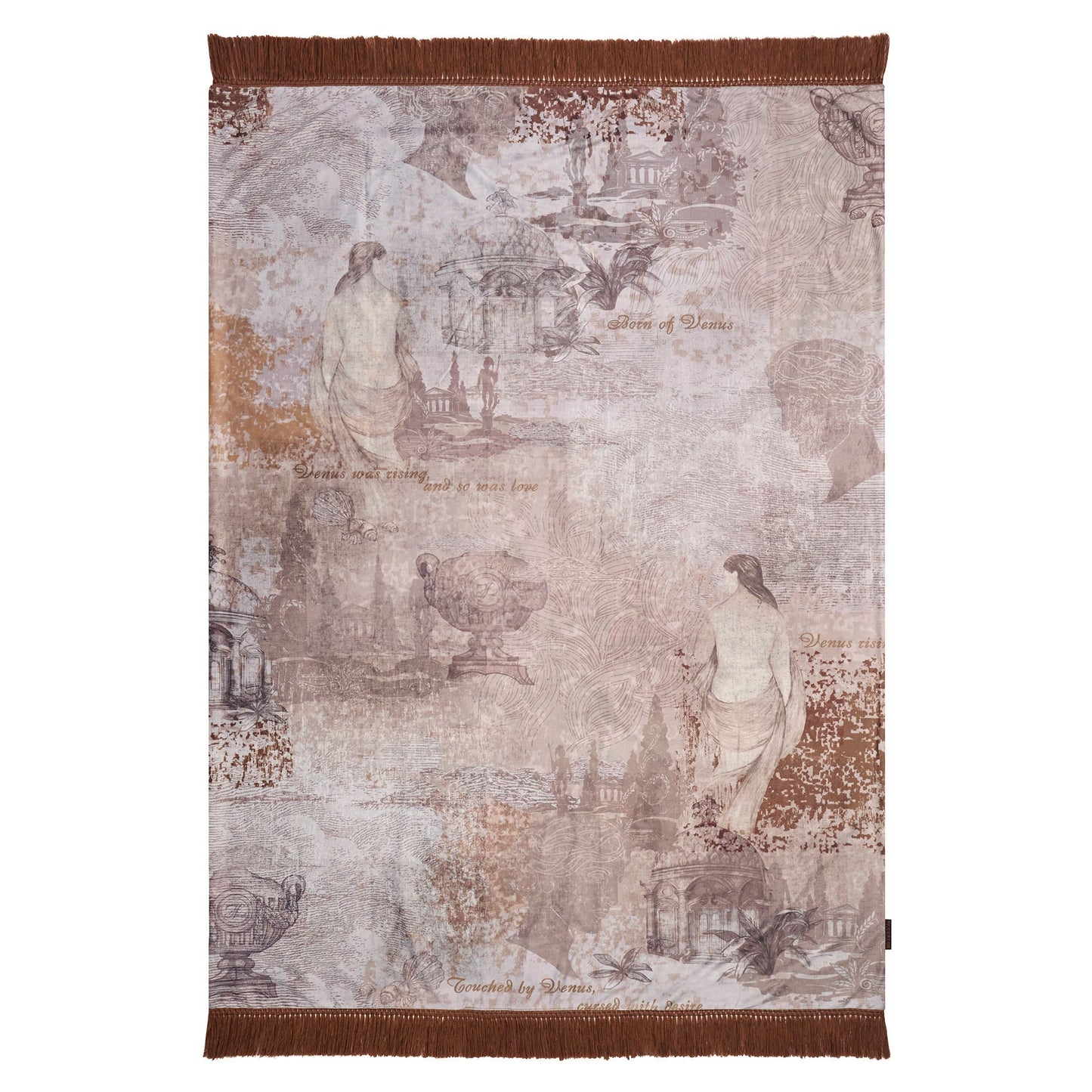 Venus Primavera Throw in Natural 130 x 180cm - Throw - Laurence Llewelyn-Bowen
