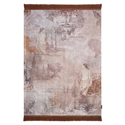 Venus Primavera Throw in Natural 130 x 180cm - Throw - Laurence Llewelyn-Bowen