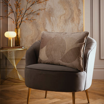 Venus Desire Cushion in Mink 40 x 60cm - Cushion - Laurence Llewelyn-Bowen