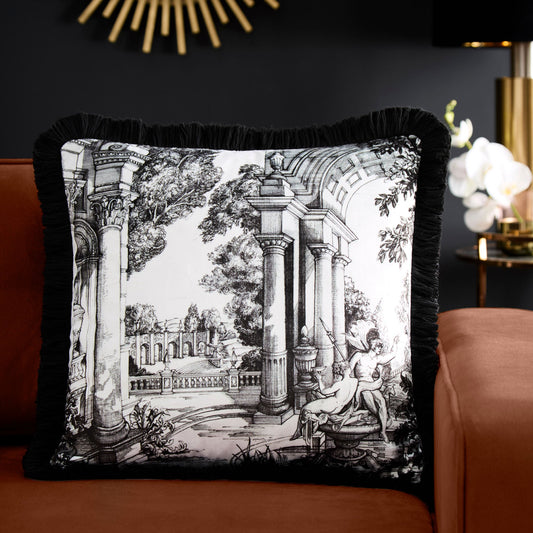 Laurence Llewelyn-Bowen Vista Cushion - Monochrome