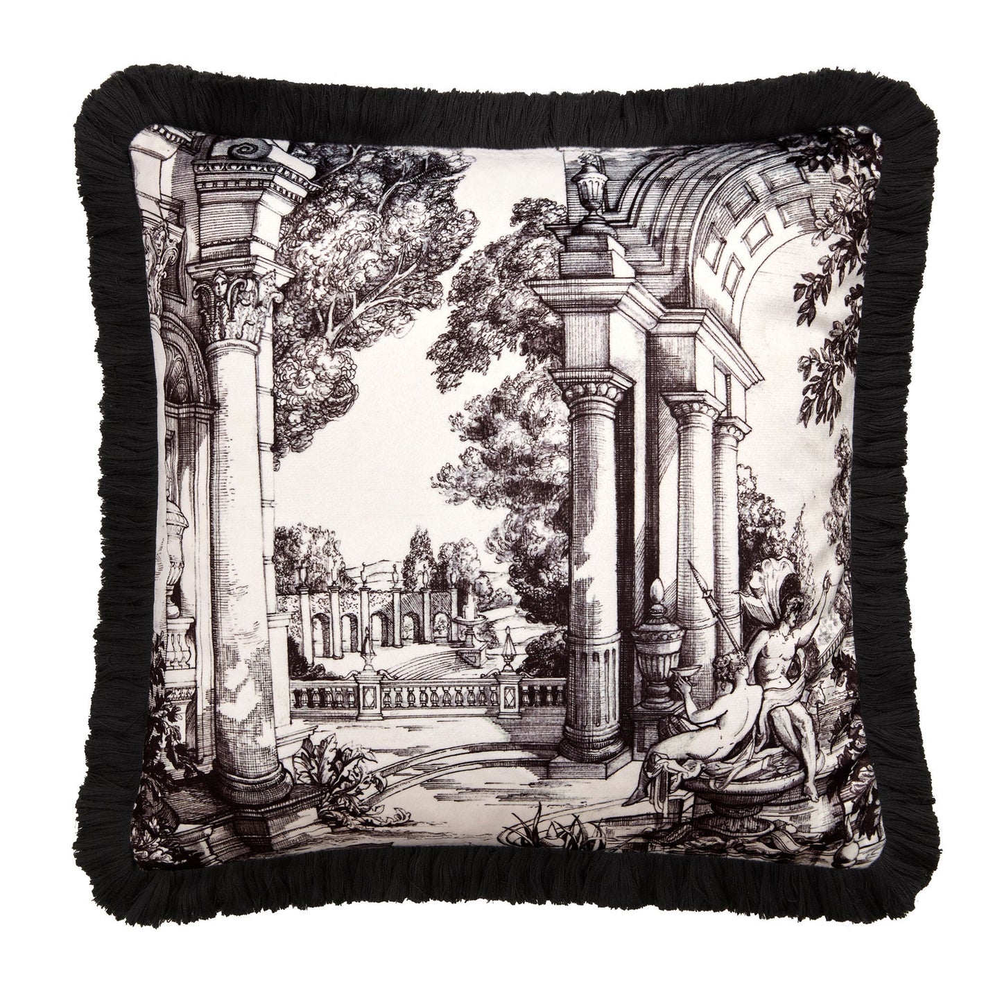 Laurence Llewelyn-Bowen Vista Cushion - Monochrome