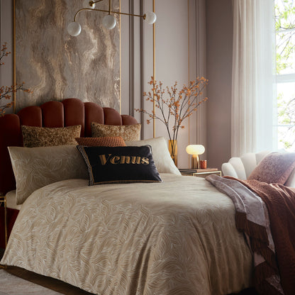 Venus Signature Cushion in Black 40 x 60cm - Cushion - Laurence Llewelyn-Bowen